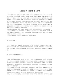 게보린의 시장진출 전략
