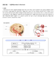 뇌경색 케이스스터디 간호진단2개