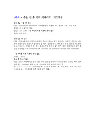 위절제술 수술전.후 간호