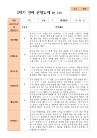 만 2세 2학기 관찰일지 8명