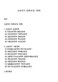 신용장의 종류(유형, 형태)