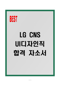 [A+] LG CNS UI디자인직 합격자소서