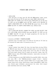 모성간호학실습 사전학습(자연분만 물품 요약보고서, 제왕절개수술업무 요약보고서)