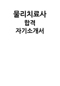 물리치료사 자소서