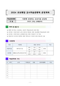 유보통합 교사학습공동체 운영계획