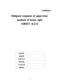 임상통합실습 유방암 문헌고찰, 간호진단
