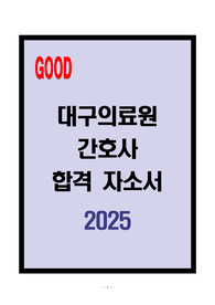 [A+] 대구의료원 간호사 합격자소서