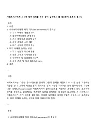사회복지사에게 자신에 대한 이해를 하는 것이 실천에서 왜 중요한지 토론해 봅시다