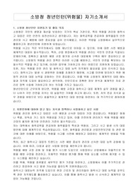 소방청 청년인턴(위험물) 자기소개서