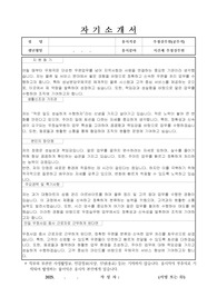 성남분당우체국 공무직 시간제 우정실무원 자기소개서