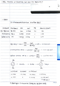 A+ 유기화학실험 실험6 결과보고서- Formation of Diazonium salt and it&#039;s reactivity