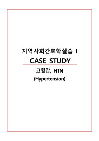 HTN 고혈압 A++ 100점 CASE STUDY, 교수님 칭찬! / 환자 사정, 간호과정 꼼꼼! / 간호진단5개, 간호과정2개