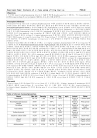 유기화학실험2_Synthesis of stilbene using a Wittig reaction_prelab