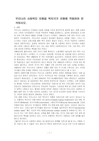 우리나라 사회복지 유형을 복지국가 유형에 적용하여 분석하시오.