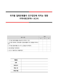 [지역사회간호학] 국가별 질병유병률이 인구집단에 미치는 영향