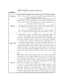 뇌경색 케이스 A+자료, cerebral infarction 진단3개 과정 1개