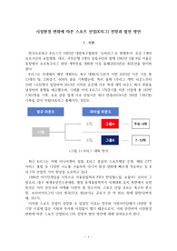시장환경 변화에 따른 스포츠 산업(K리그) 전망과 발전 방안