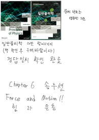 일반물리학 솔루션 [ 할리데이 12판 윌리 ] 챕터6 힘과 운동