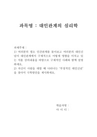 여러분의 평소 인간관계를 돌아보고 여러분의 대인신념이 대인관계에서 구체적으로 어떻게 영향을 미치고 있는 지를 강의내용을 바탕으로 구체적인 사례와 함께 설명하세요.