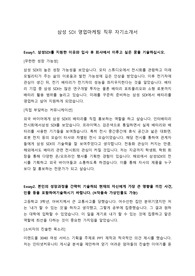 삼성 SDI 영업마케팅 합격 자기소개서