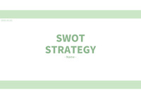 마케팅 SWOT분석 PPT 템플릿(Noto Sans폰트필요)