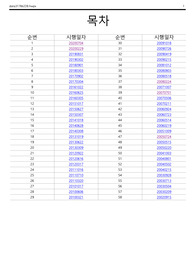 컴퓨터활용능력 1급 1과목