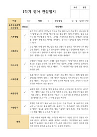 만0세  1학기 관찰일지 7명