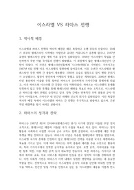 이스라엘 VS 하마스 전쟁