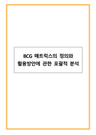 BCG 매트릭스의 정의와 활용방안에 관한 포괄적 분석