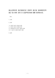 청소년복지의 접근방법으로 잔여적 접근과 임파워먼트적 접근 중 어떤 것이 더 효과적인지에 대해 토론하시오.