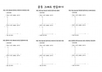 [테스트]중3 3단원 운동 그래프 연습하기(등속운동/가속도운동)