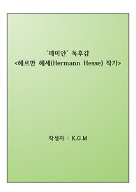 데미안 독후감-헤르만 헤세 작가_우수작품