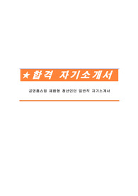 공영홈쇼핑 체험형 청년인턴 일반직 자기소개서