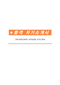 전력거래소(KPX) 사무(상경) 자기소개서