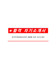 한국주택금융공사(HF) 체험형 인턴 자기소개서