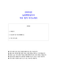 2025년 늘봄행정실무사 직무 합격 자기소개서