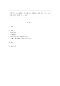 케인즈주의와 신자유주의에 대해 비교설명하고, 현재 우리 사회와 관련하여 자신의 의견을 제시하시오.