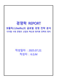 넷플릭스의 글로벌 경영 전략 분석_표준화와 현지화의 조화_&lt;글로벌 콘텐츠 플랫폼 넷플릭스의 해외시장 진출 전략 연구&gt;
