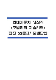 현대자동차 면접