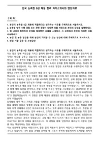 전국 농축협 6급 채용 합격 자기소개서와 면접자료