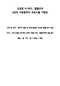 다큐멘터리 기획안 &lt;신성장k로드 - 할랄코셔&gt;