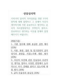 상담심리학_키치너의 윤리적 의사결정을 위한 5가지 원칙에 대해 설명하고 그 중에서 자신이 생각하기에 가장 중요하다고 생각하는 윤리적 의사결정원칙은 무엇인지 밝히고, 중요하다고 생각하는 이유를 상세히 설명해주시기 바랍니다.