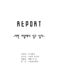 [레포트] 이런곳에서 살고 싶다.