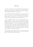 ［영작］문화 충격경험 culture shock