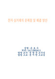 [전자상거래] 전자 상거래의 문제점 및 해결 방안