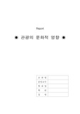 [관광] 관광의 문화적 영향