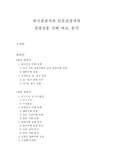 한국관광객과 일본관광객의 관광상품 선택 비교, 분석