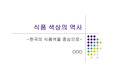[색채, 식품] 식품에 대한 색상의 역사