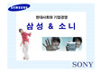 [마케팅] 삼성과 소니의 기업 사례분석(samsung &amp; sony )