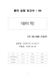 마찰력의 측정